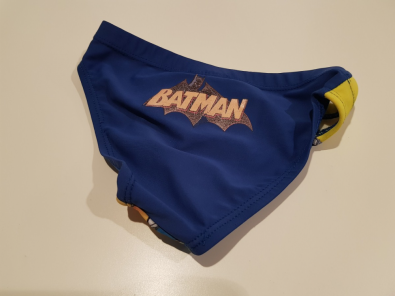 M3anni Costume Short Blu-giallo Batman  