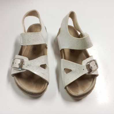Sandalo Bianco Glitterati Grunland 25  
