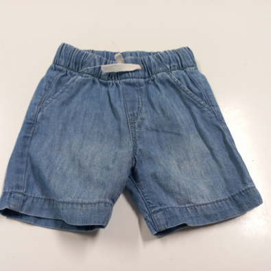 Pantaloncino Jeans Laccio Bianco H&M 6/9 Mesi  