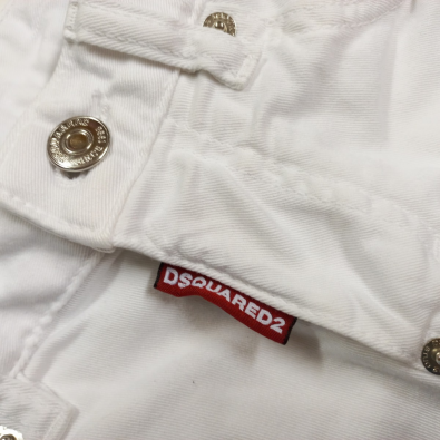 Pantalone Bermuda Bianco Dsquared2  8 Anni  