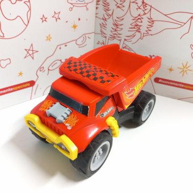 Camion Rosso Cassone Hot Wheels   