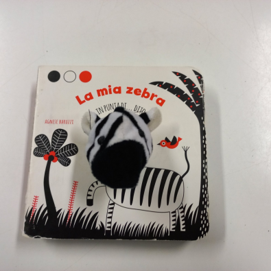 La mia zebra in punta di dito