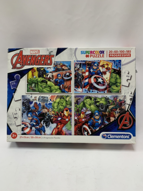Puzzle Avengers Supercolor Clementoni Progressive 3 Anni+  