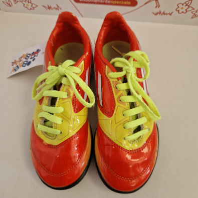 Scarpe Da Calcio Arancio Adidas Bimbo N. 31  