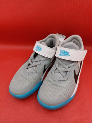 Scarpe Bimbo 32 Nike Grigie Bianche Azzurra  