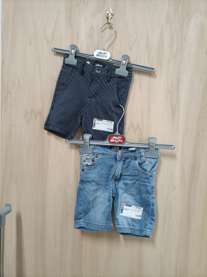 Bermuda Ido 18m M Blu Righe / Jeans   