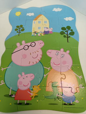 Gioco Puzzle Peppa Pig 50x35 Cm 3+