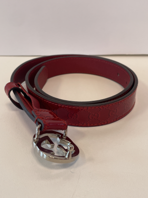 Cintura GUCCI Rossa (lunga Cm 70)   
