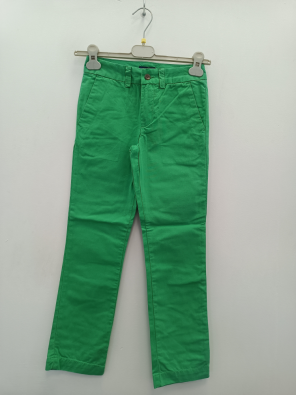 Pantalone Ralph Lauren 8a Bimbo Cotone Verde